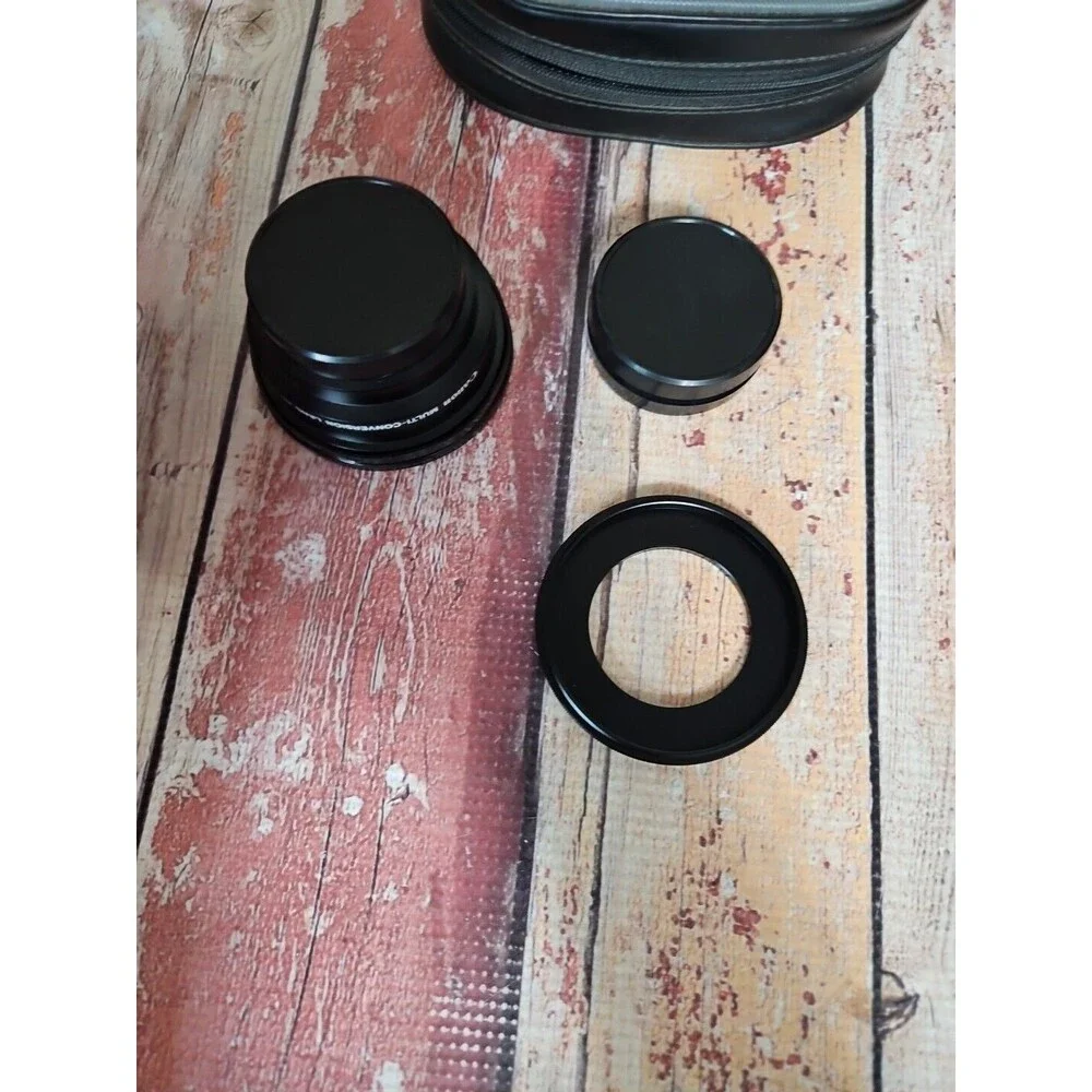 Canon multi-conversion lens 46 with case COMPLETE SET PERFECT CONDITION 2 LENS